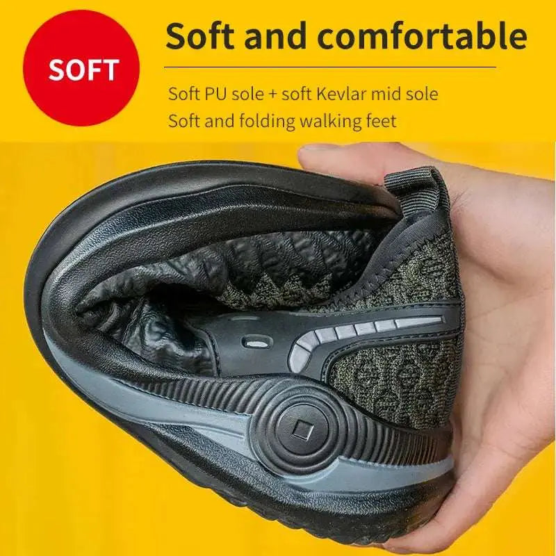Shield Tread Composite Toe Work Shoes - Durable & Stylish 14:193#Black;200000124:100010482