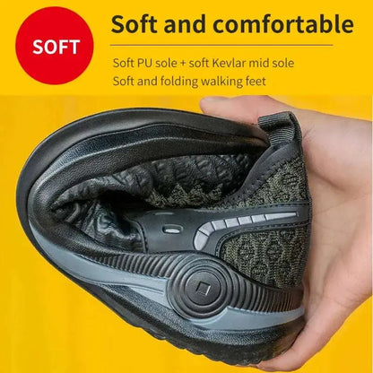 Shield Tread Composite Toe Work Shoes - Durable & Stylish 14:193#Black;200000124:100010482