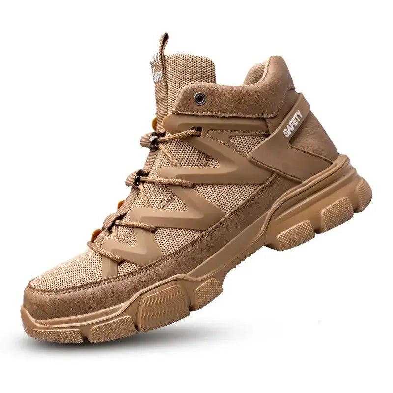 Shield Tread Slip-Resistant Safety Shoes for Work 14:771#Black;200000124:100010482
