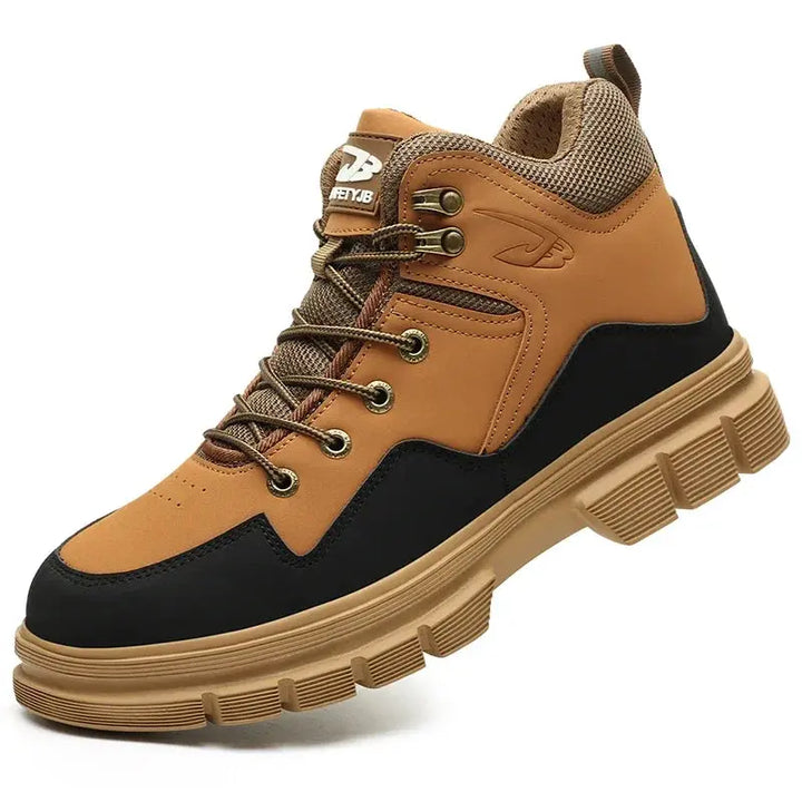Shield Tread Slip Resistant Safety Shoes for Comfort 14:173#681 Brown;200000124:100010482