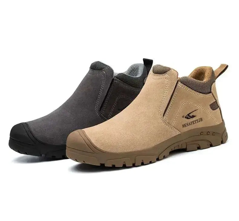 Shieldtread Low-Cut Safety Leather Steel Toe Work Shoes  (ProForge™ Stride) - Shield Tread