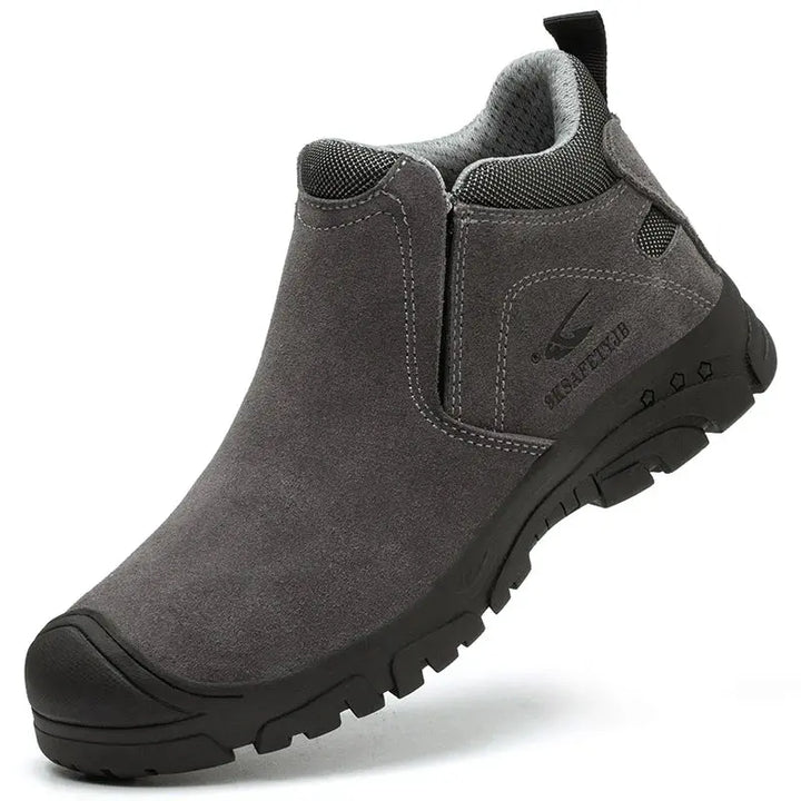 Shield Tread Steel Toe Fireproof Work Boots 14:193#Gray 918;200000124:200000898