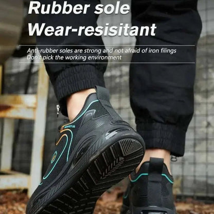 Shield Tread Waterproof Steel Toe Safety Sneaker 14:691#836 Black;200000124:200000334