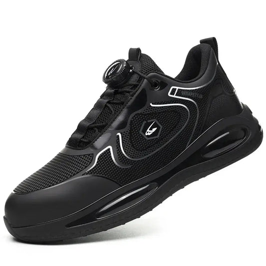 Shield Tread Waterproof Steel Toe Safety Sneaker 14:200004890#837 Black;200000124:200000334