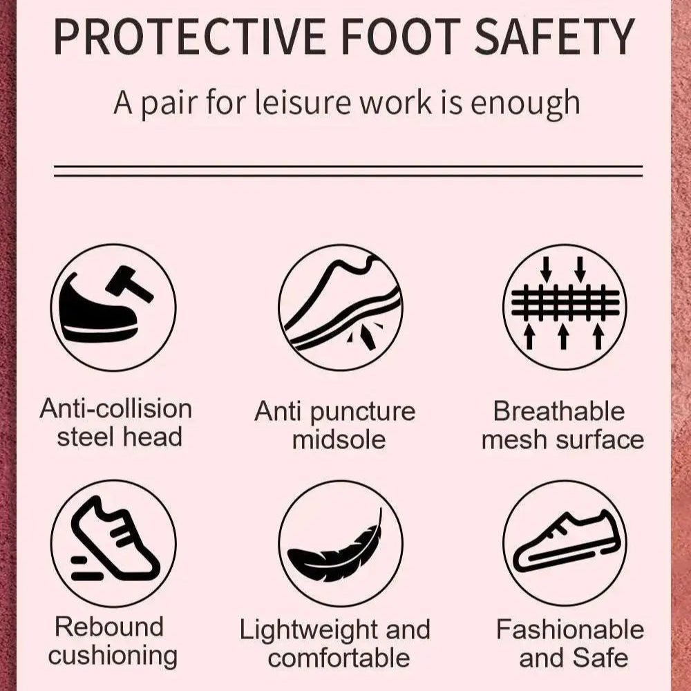 ShieldTread FlexiGuard™ Nova: The Ultimate Womens Safety Shoes - Shield Tread